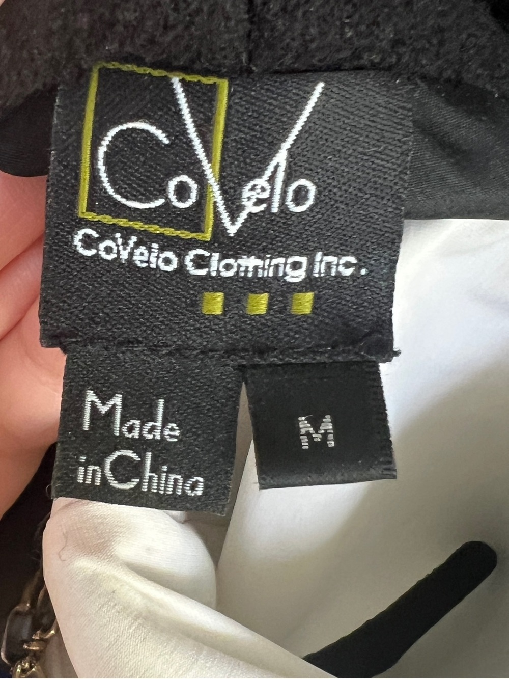 CoVelo Clothing Black Women's Wool Jacket with Red Floral Rose Accents M - Picture 15 of 16